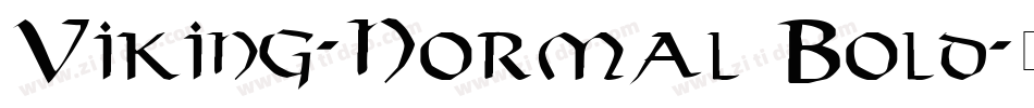 Viking-Normal Bold字体转换